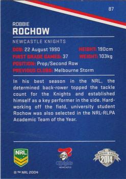 2014 ESP Traders #87 Robbie Rochow Back